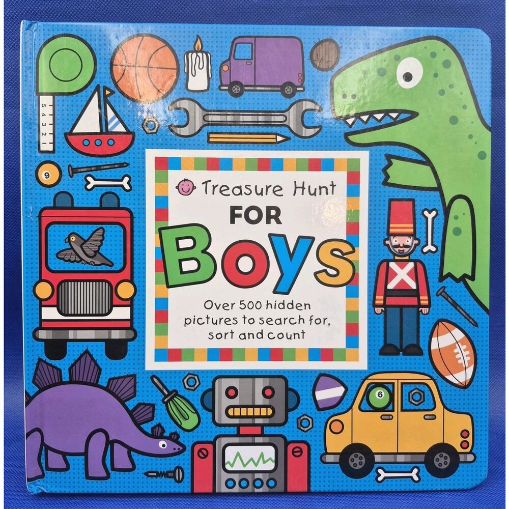 Treasure Hunt for Boys Hidden Pictures Interactive Book Ages 2+ Priddy Books